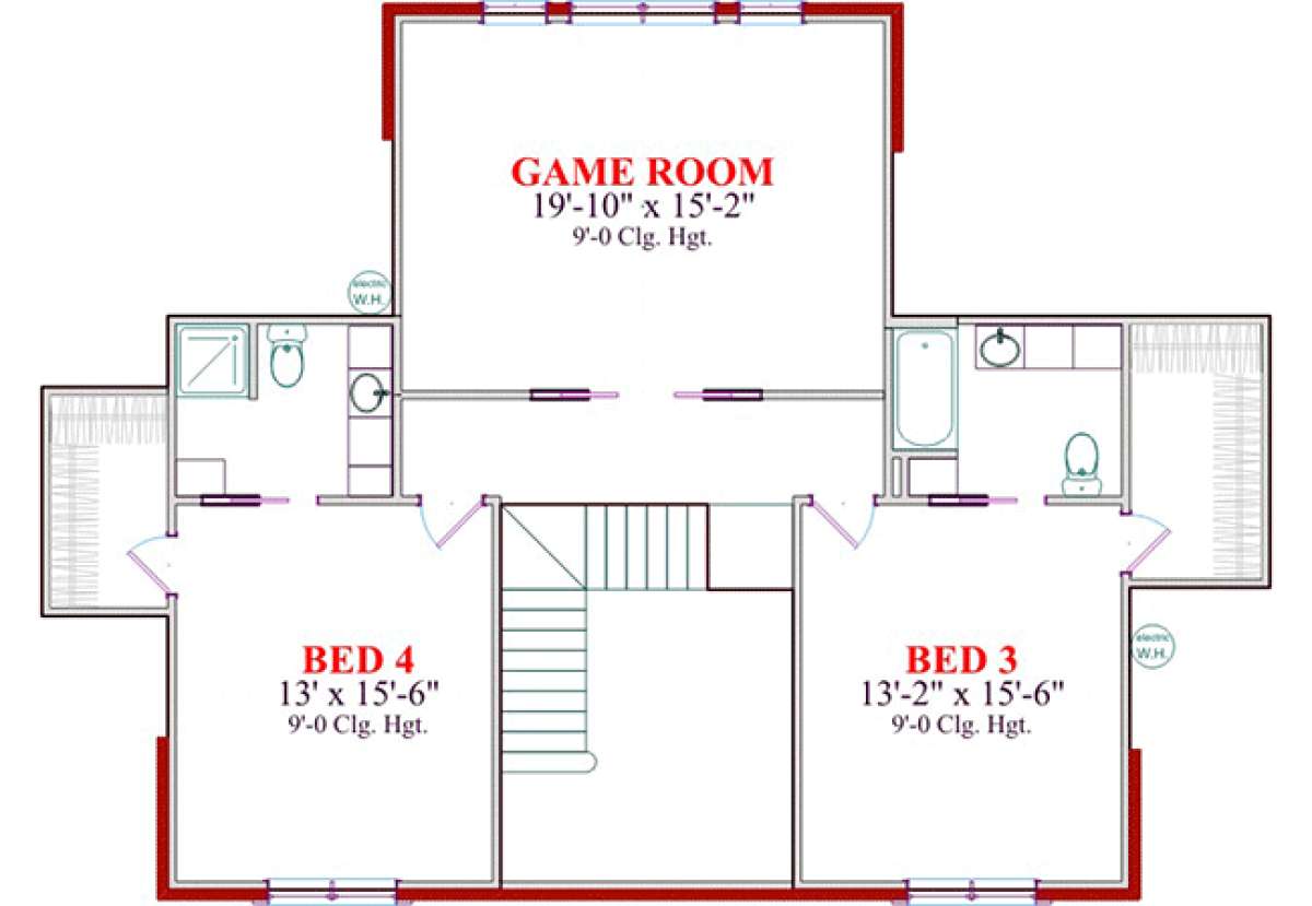 Floorplan 2 for House Plan #1070-00061