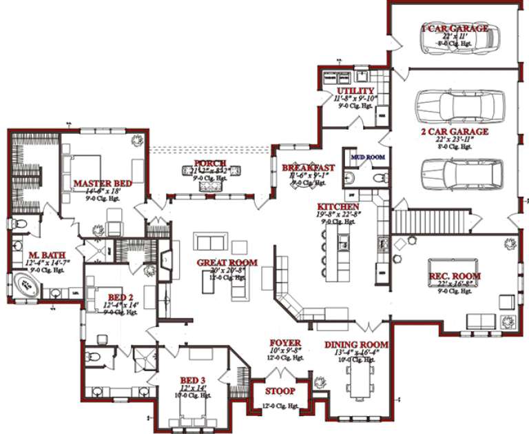 House Plan House Plan #15588 Drawing 1