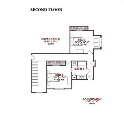 Floorplan 2 for House Plan #1070-00063