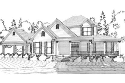 Craftsman House Plan #1070-00073 Elevation Photo