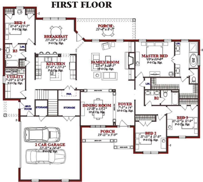 House Plan House Plan #15601 Drawing 1
