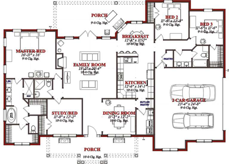 House Plan House Plan #15604 Drawing 1