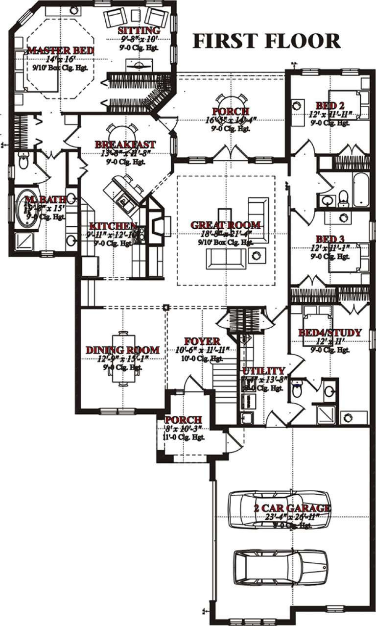 House Plan House Plan #15605 Drawing 1