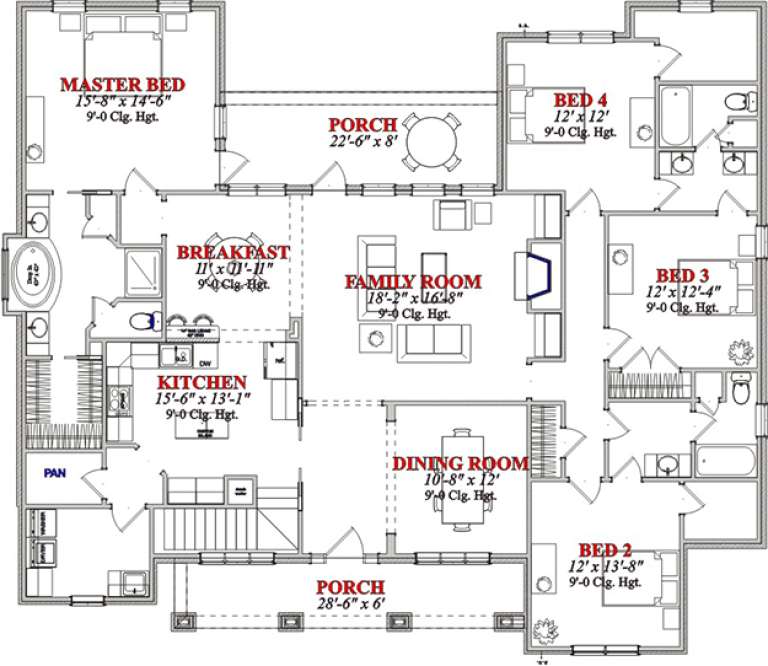House Plan House Plan #15606 Drawing 1