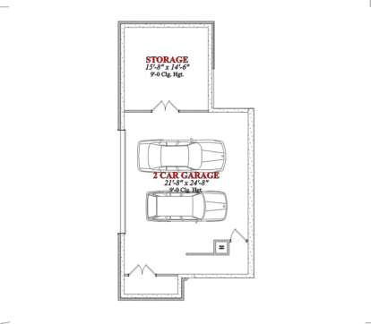 Floorplan 2 for House Plan #1070-00080