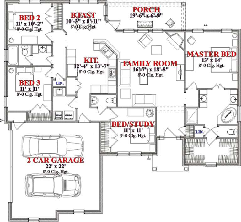 House Plan House Plan #15607 Drawing 1