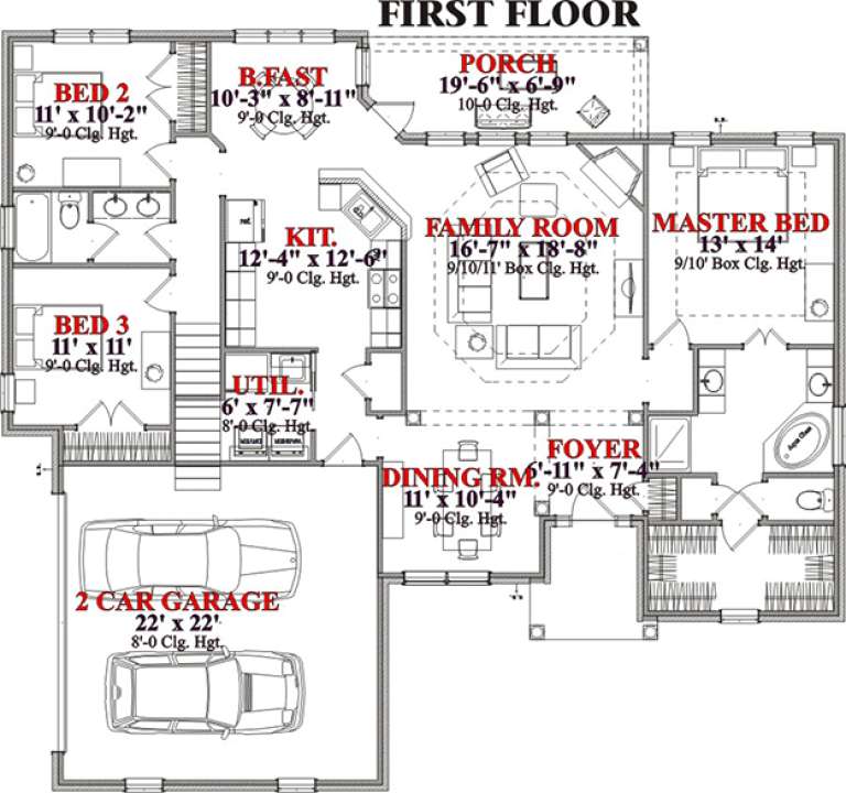 House Plan House Plan #15608 Drawing 1