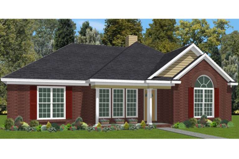 Traditional House Plan #1070-00087 Elevation Photo