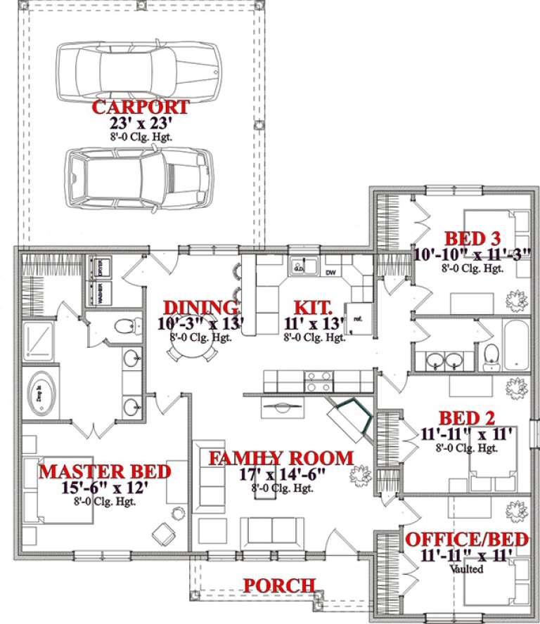 House Plan House Plan #15613 Drawing 1