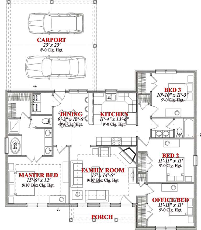 House Plan House Plan #15614 Drawing 1