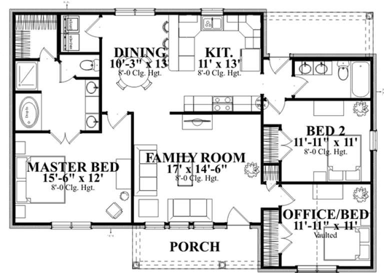 House Plan House Plan #15615 Drawing 1