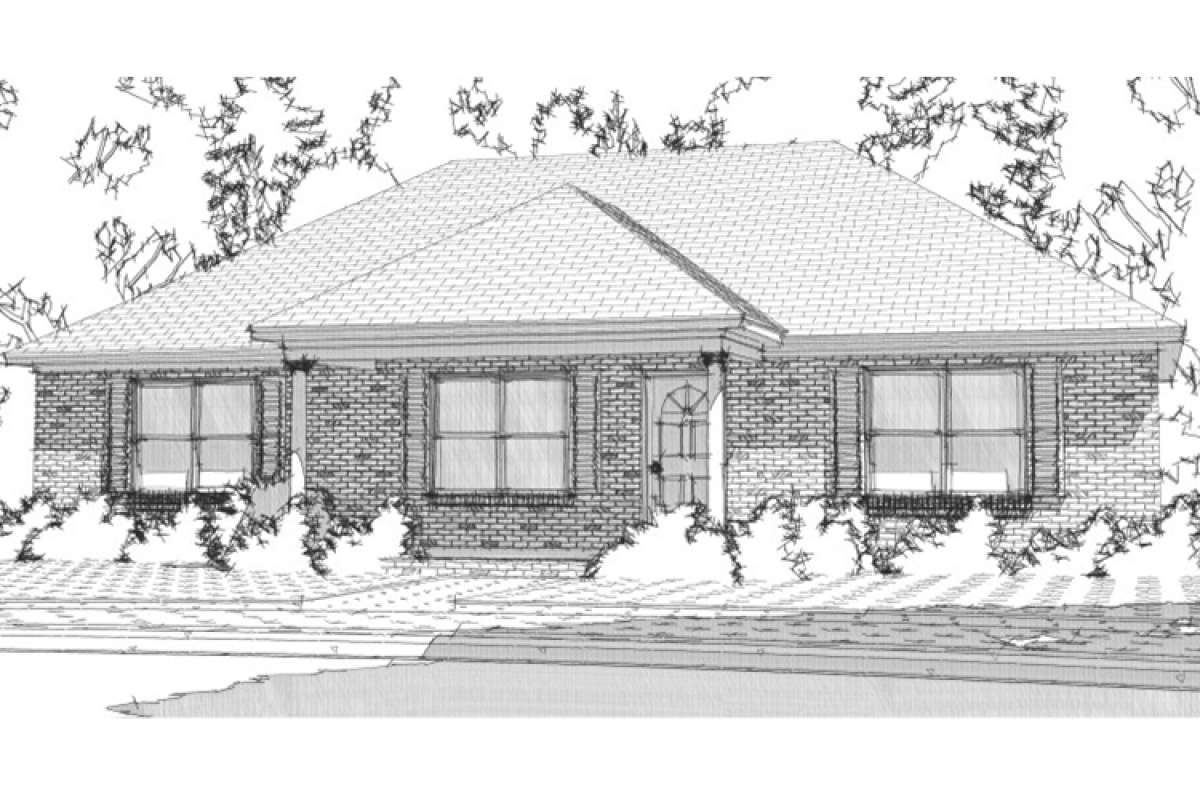 Traditional House Plan #1070-00090 Elevation Photo