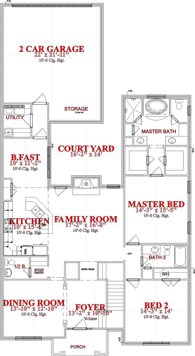 House Plan House Plan #15618 Drawing 1