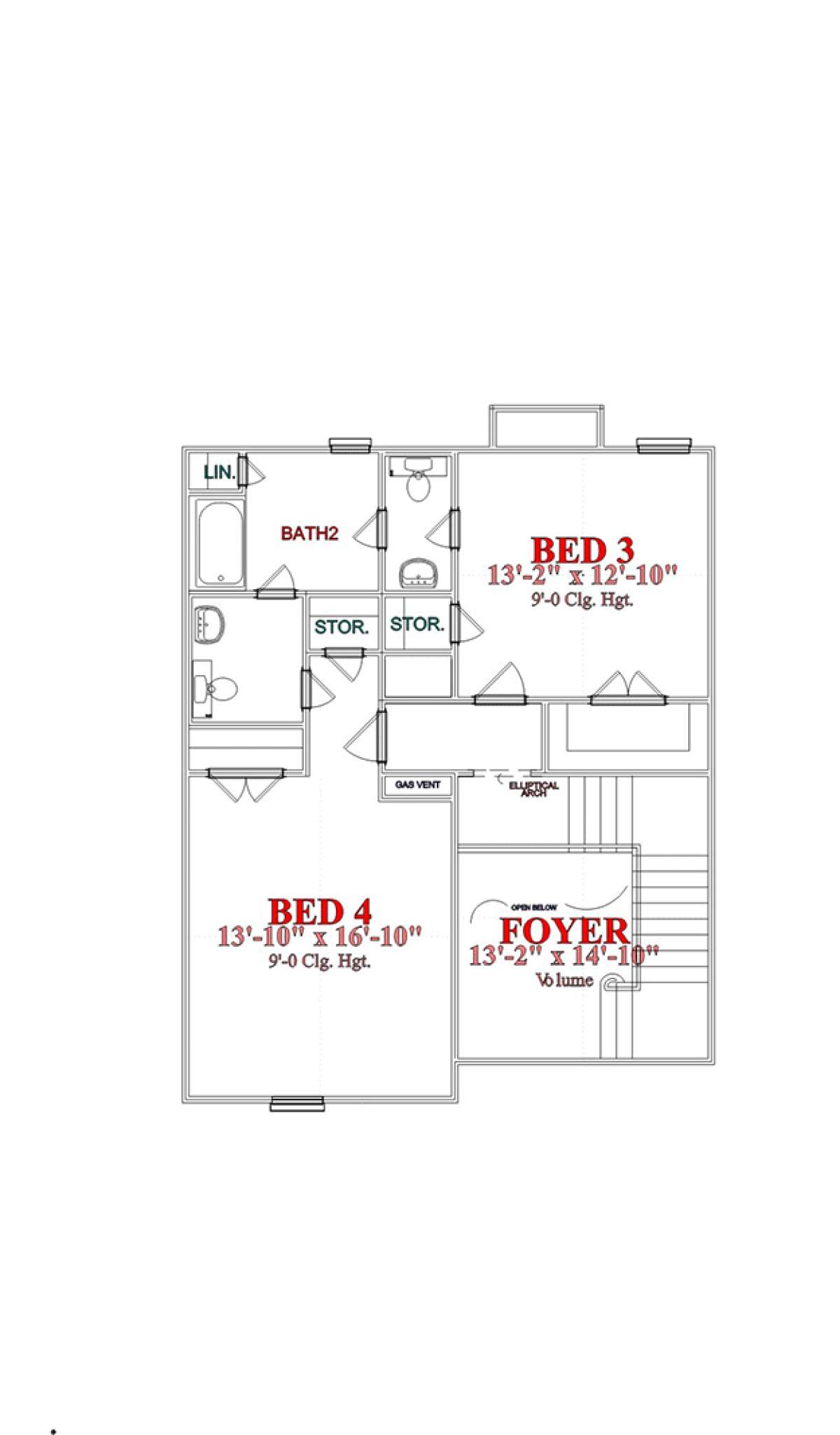 Floorplan 2 for House Plan #1070-00092