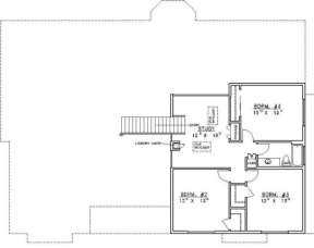 Second Floor for House Plan #039-00264