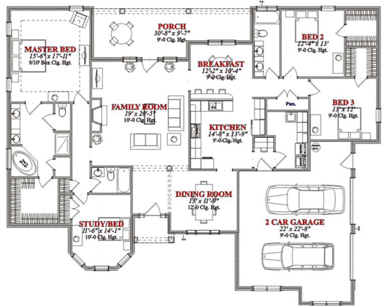 House Plan House Plan #15623 Drawing 1