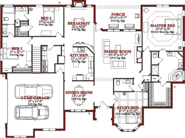 House Plan House Plan #15625 Drawing 1