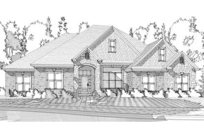 5 Bed, 3 Bath, 2731 Square Foot House Plan - #1070-00100