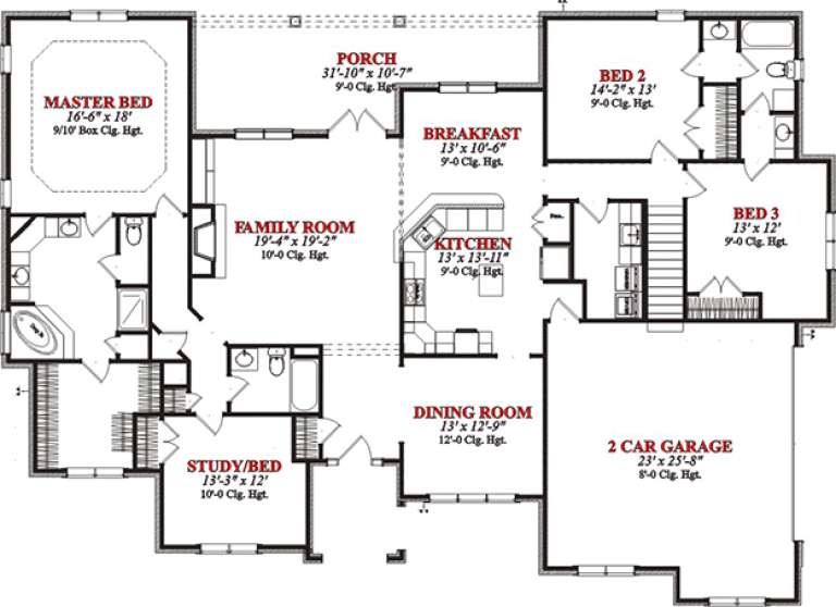 House Plan House Plan #15626 Drawing 1