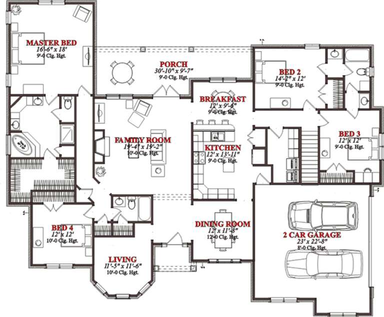 House Plan House Plan #15627 Drawing 1