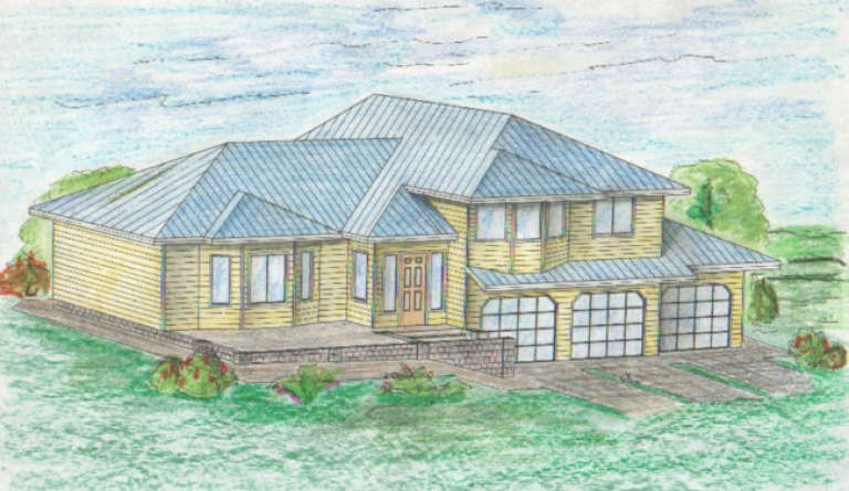 House Plan House Plan #1563 Front Elevation