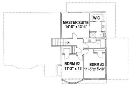 Second Floor for House Plan #039-00265