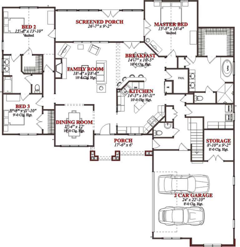 House Plan House Plan #15630 Drawing 1