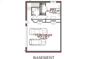 Floorplan 2 for House Plan #1070-00105