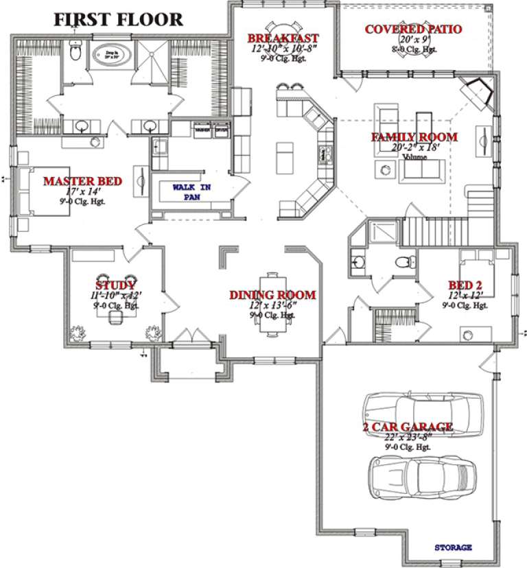 House Plan House Plan #15632 Drawing 1