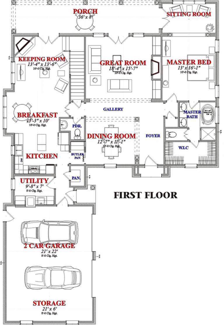 House Plan House Plan #15633 Drawing 1