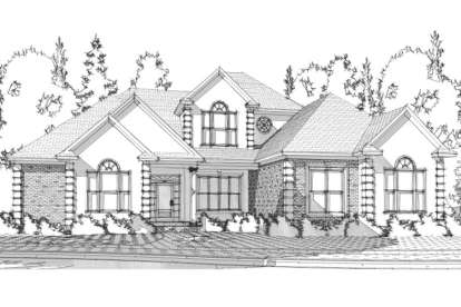 Traditional House Plan #1070-00108 Elevation Photo