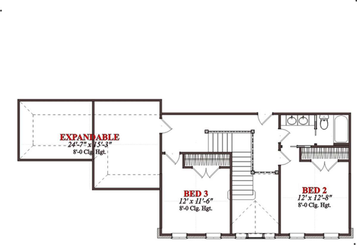 Floorplan 2 for House Plan #1070-00110
