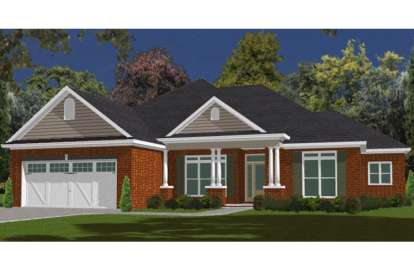 Traditional House Plan #1070-00112 Elevation Photo