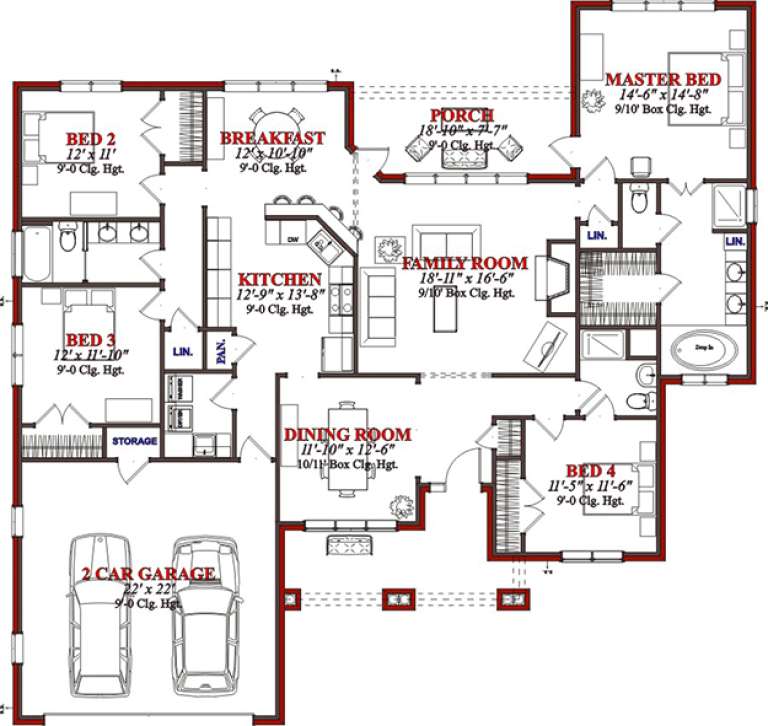 House Plan House Plan #15638 Drawing 1