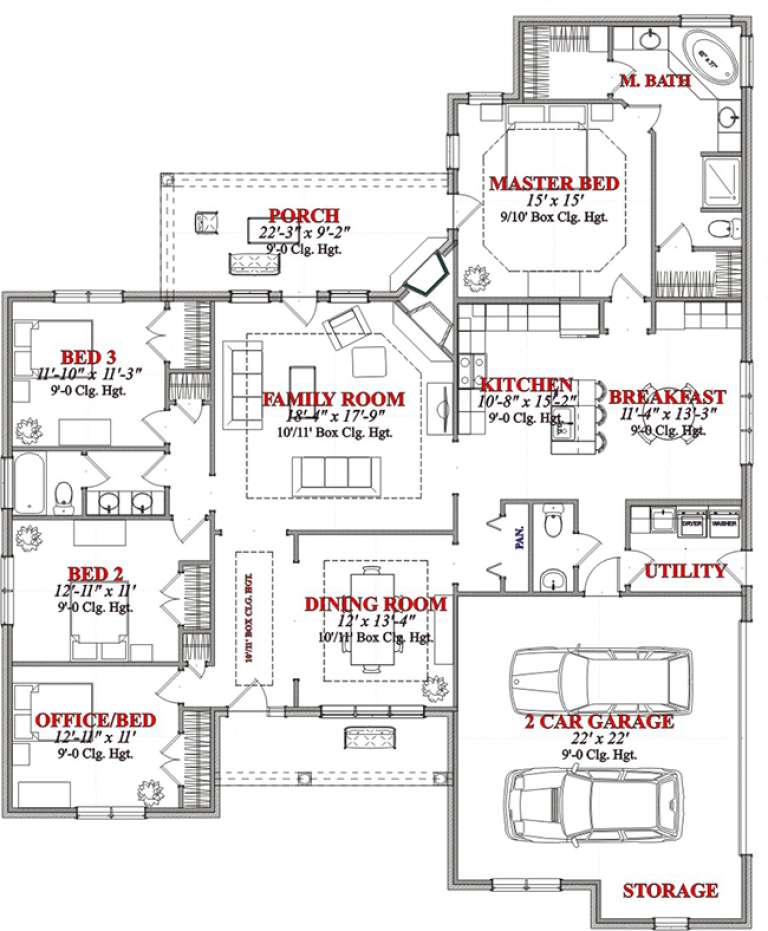 House Plan House Plan #15639 Drawing 1