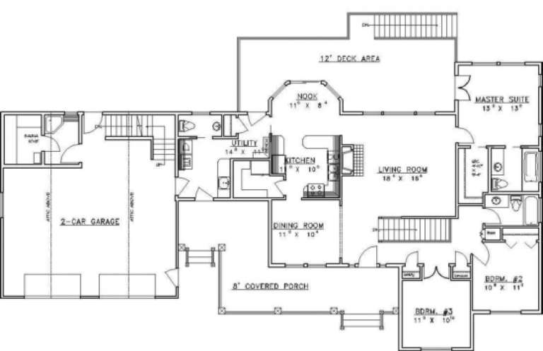 House Plan House Plan #1564 Drawing 2