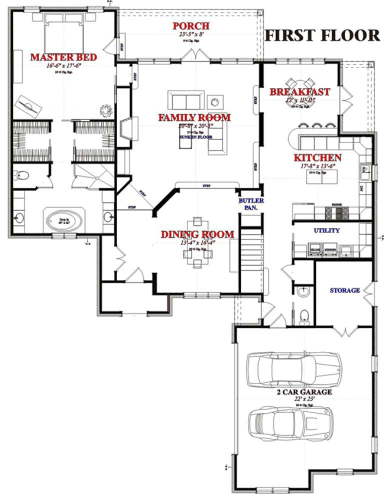 House Plan House Plan #15640 Drawing 1