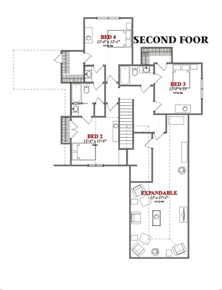 House Plan House Plan #15640 Drawing 2