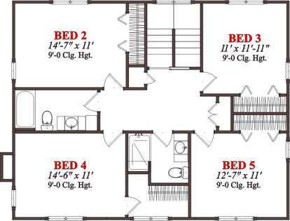 Floorplan 2 for House Plan #1070-00115