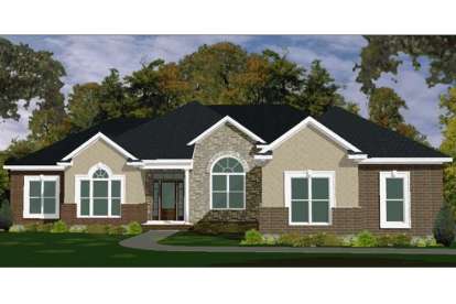4 Bed, 2 Bath, 2262 Square Foot House Plan - #1070-00116