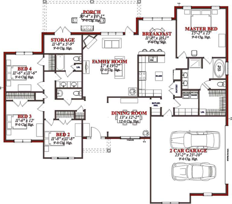 House Plan House Plan #15642 Drawing 1