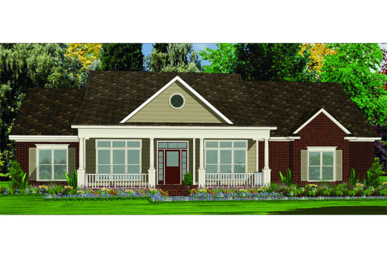 House Plan House Plan #15644 Front Elevation 