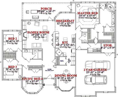Floorplan 1 for House Plan #1070-00119