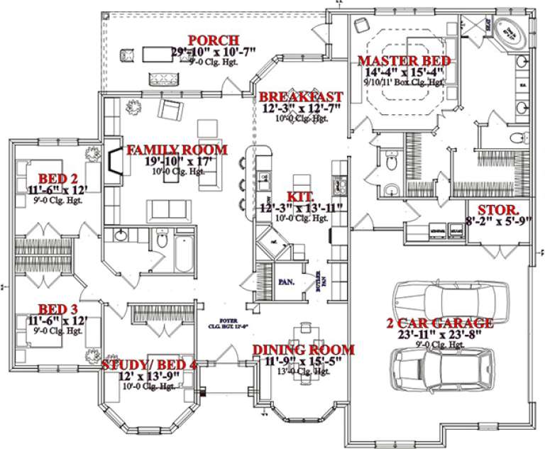 House Plan House Plan #15645 Drawing 1