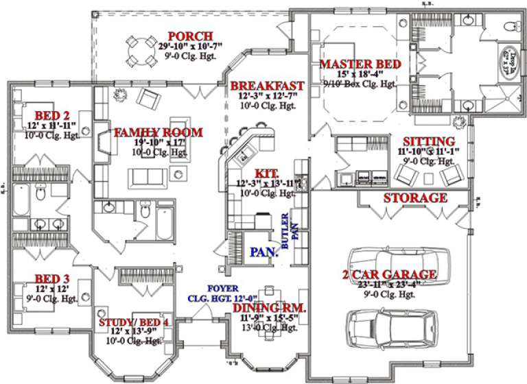 House Plan House Plan #15647 Drawing 1