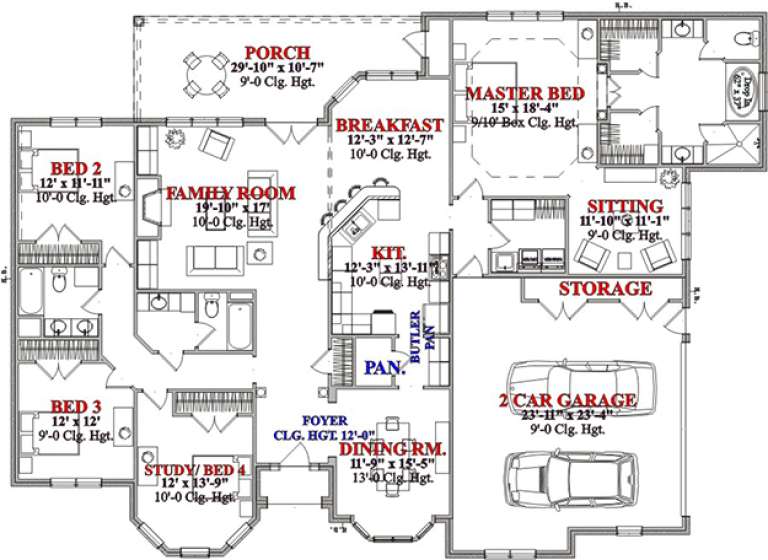 House Plan House Plan #15647 Drawing 1