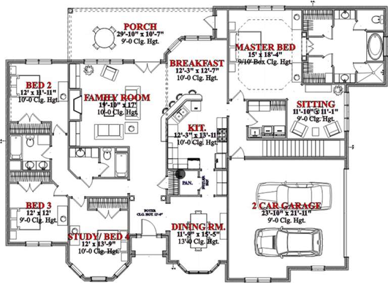 House Plan House Plan #15648 Drawing 1