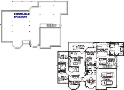 Floorplan 3 for House Plan #1070-00122