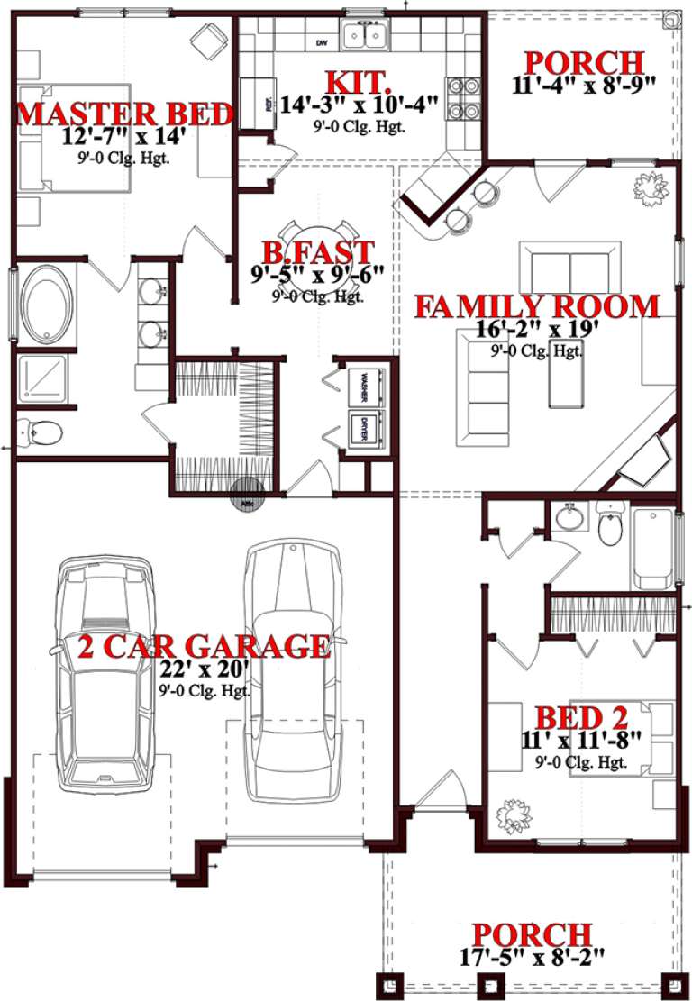 House Plan House Plan #15650 Drawing 1