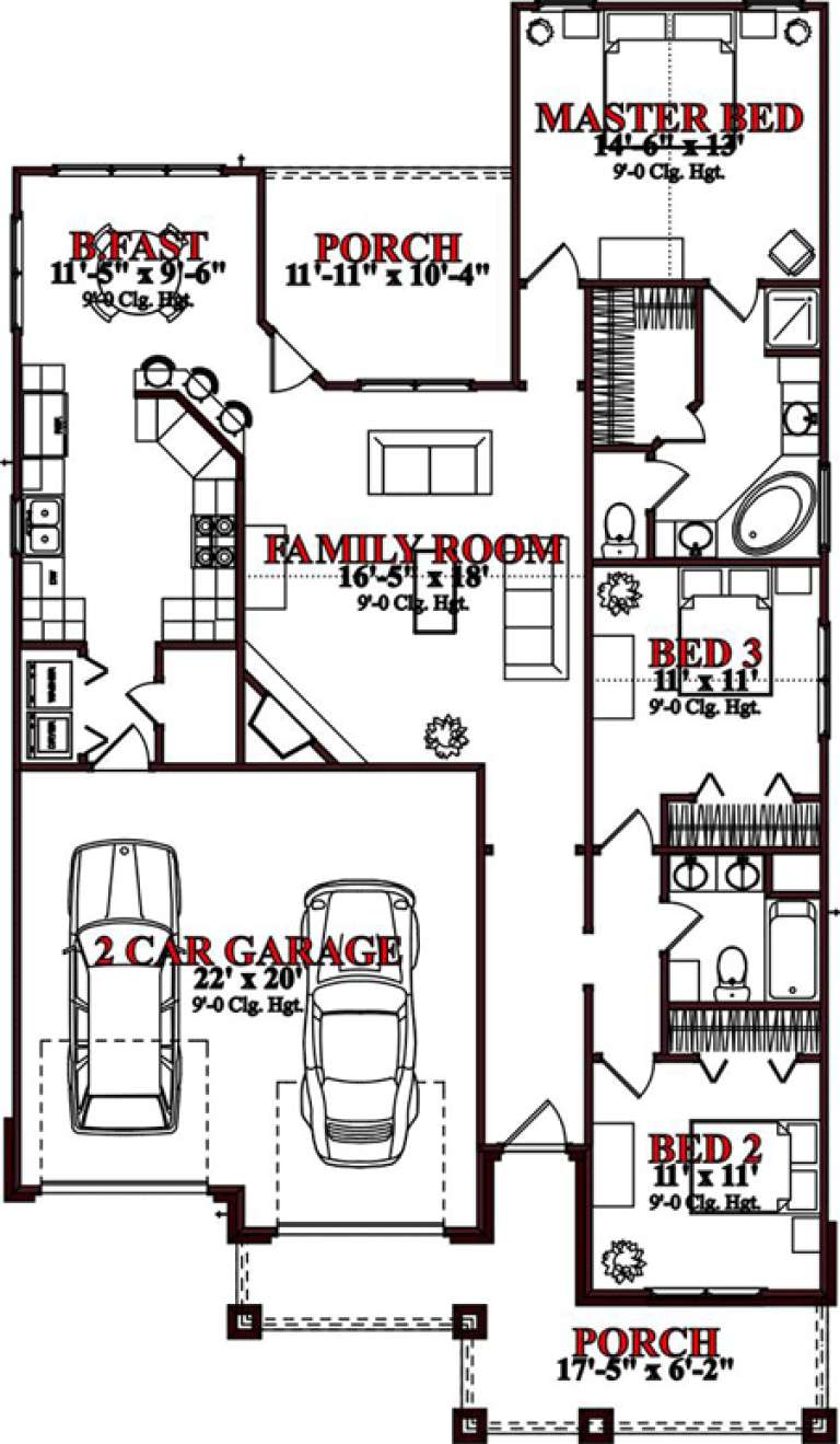 House Plan House Plan #15651 Drawing 1